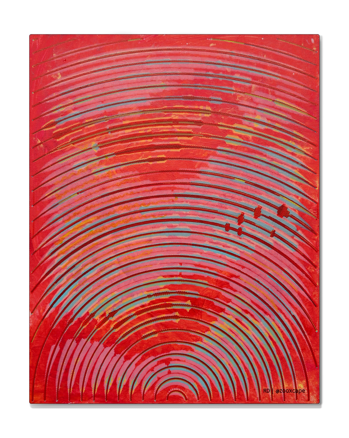 Untitled | Plotted Canvases | 11"x14"