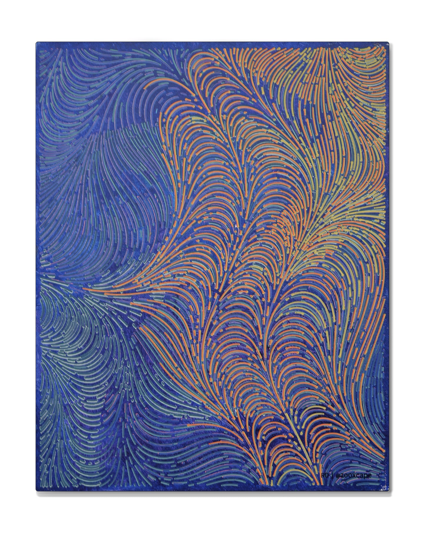 Untitled | Plotted Canvases | 11"x14"