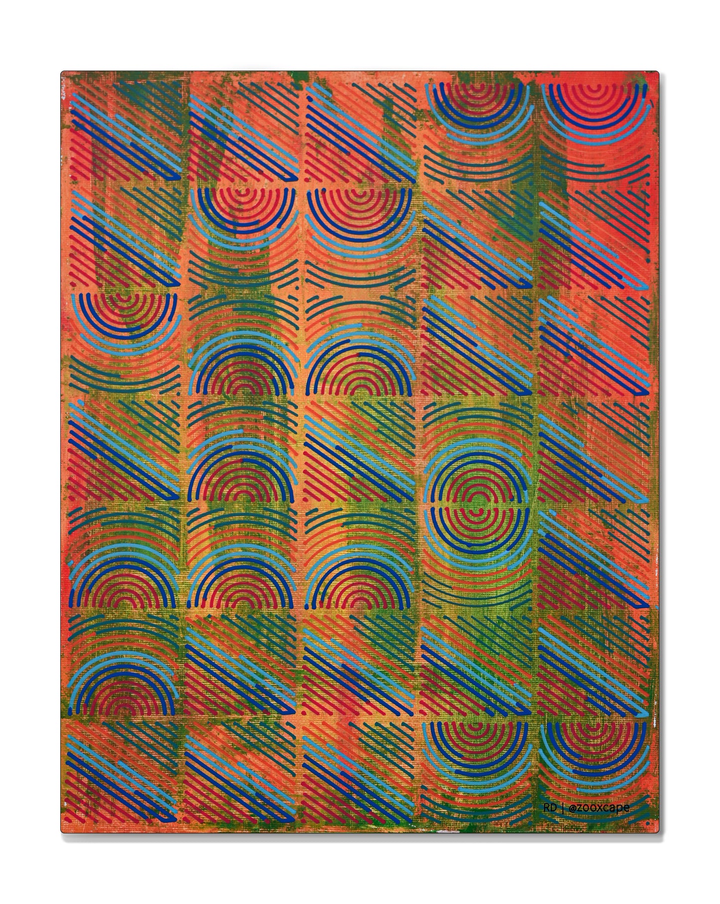Untitled | Plotted Canvases | 11"x14"