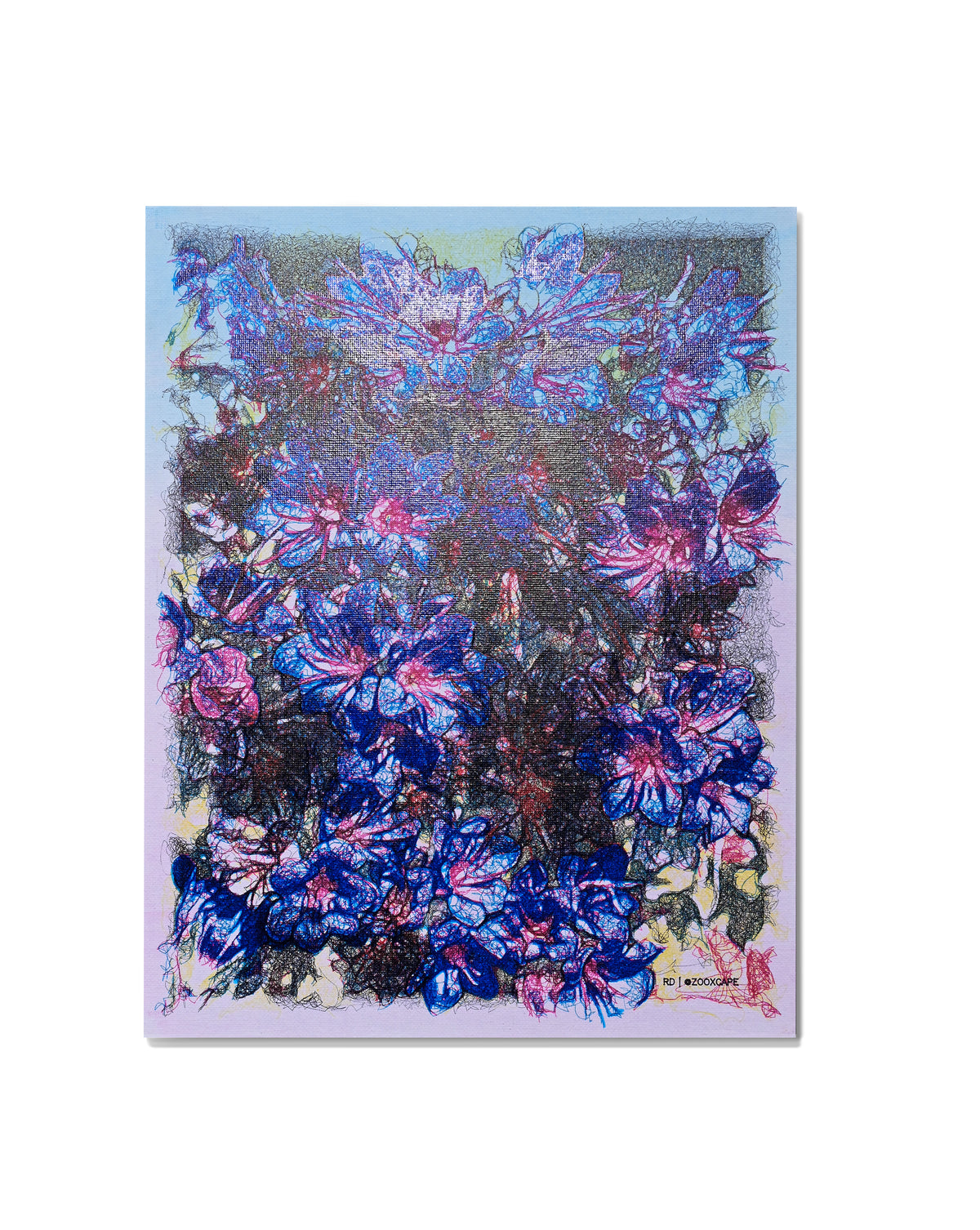 Saga purple | 11"x14" | Canvas art