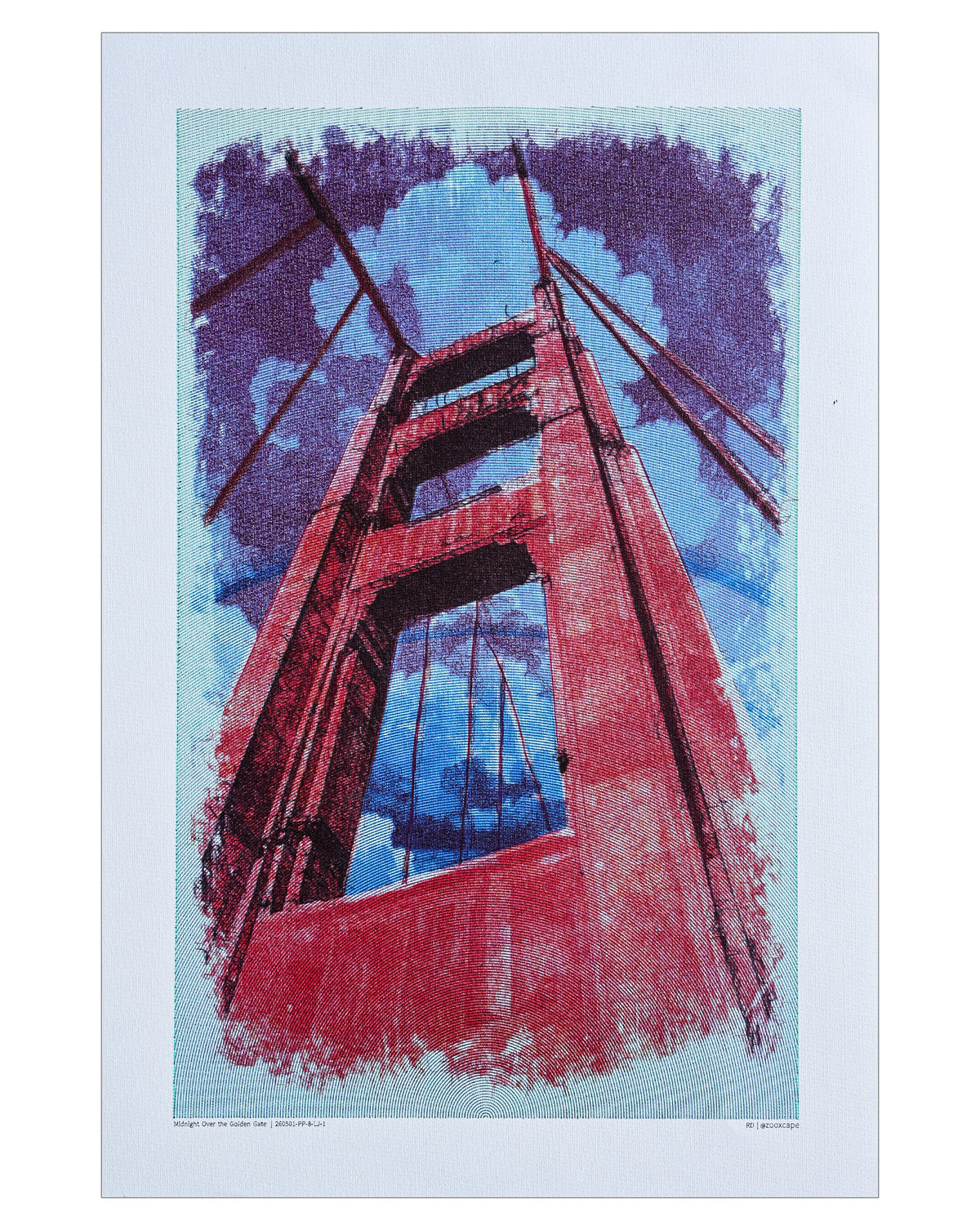 Midnight Over Golden Gate | 24" x 36"