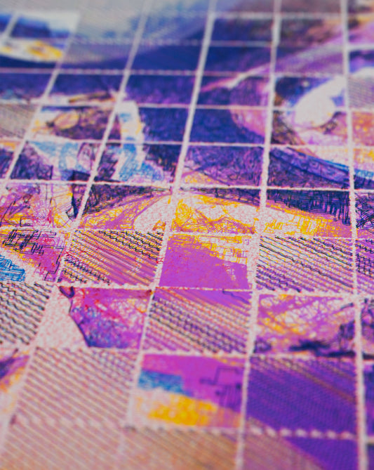 Fractal Window | Pen plotter art | 16" x 20"