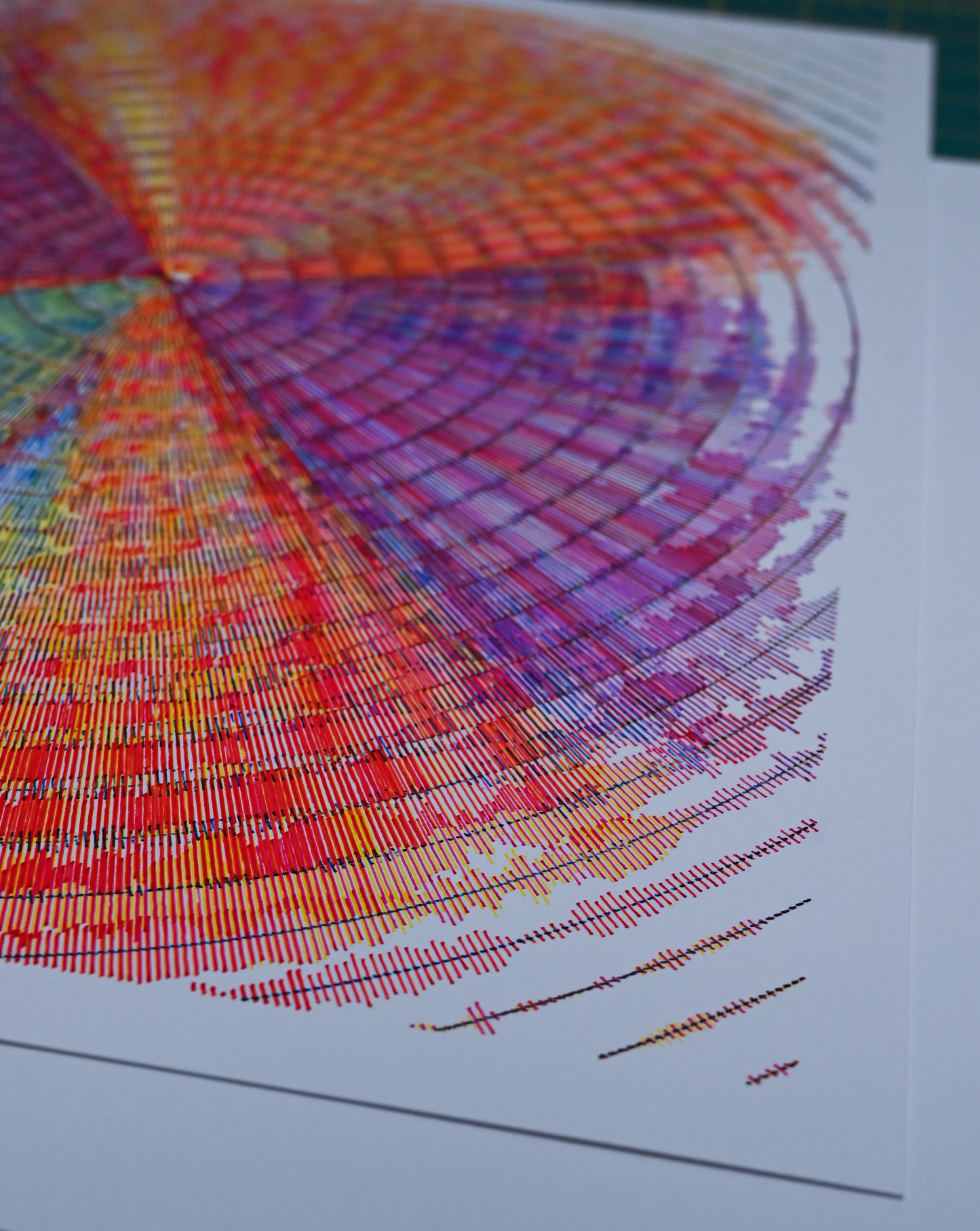 Silent Axis | Generative art prints | 12" x 16"