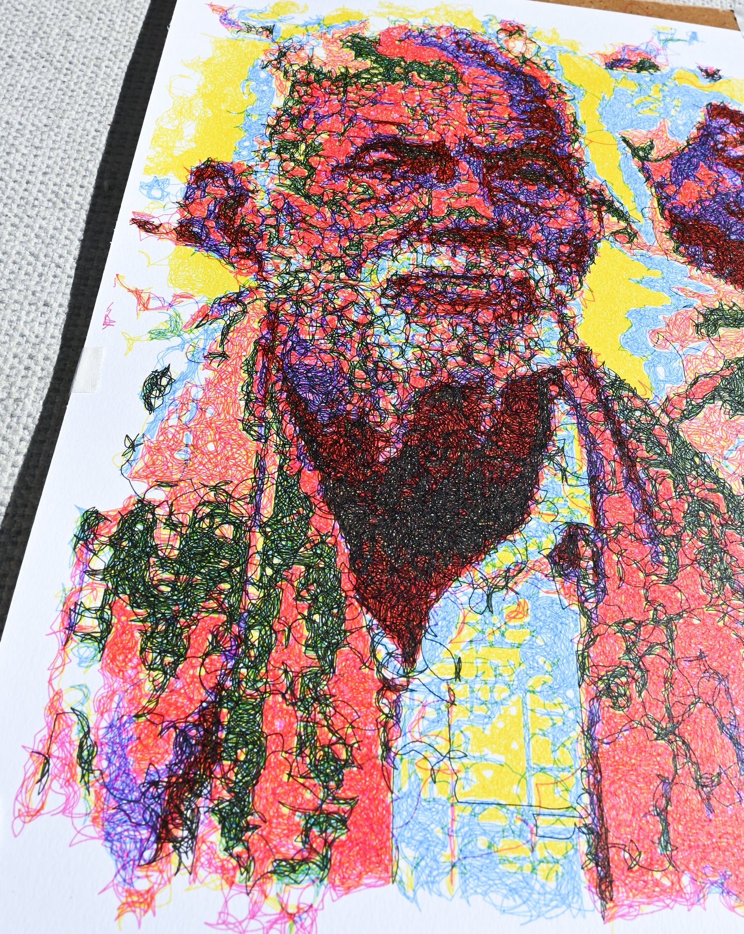 Timeless mind | Pen Plotter Art | 12" x 16"