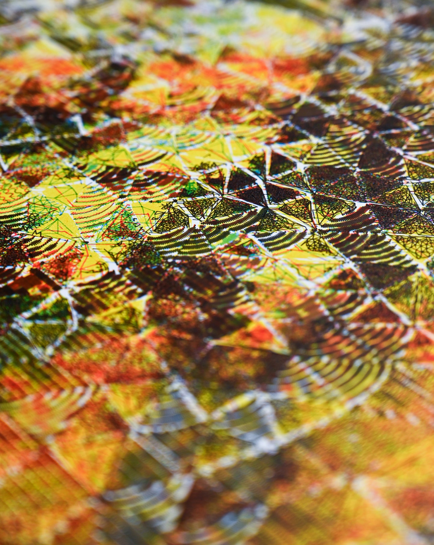 Earth Vein | Pen plotter art | 22" x 30"