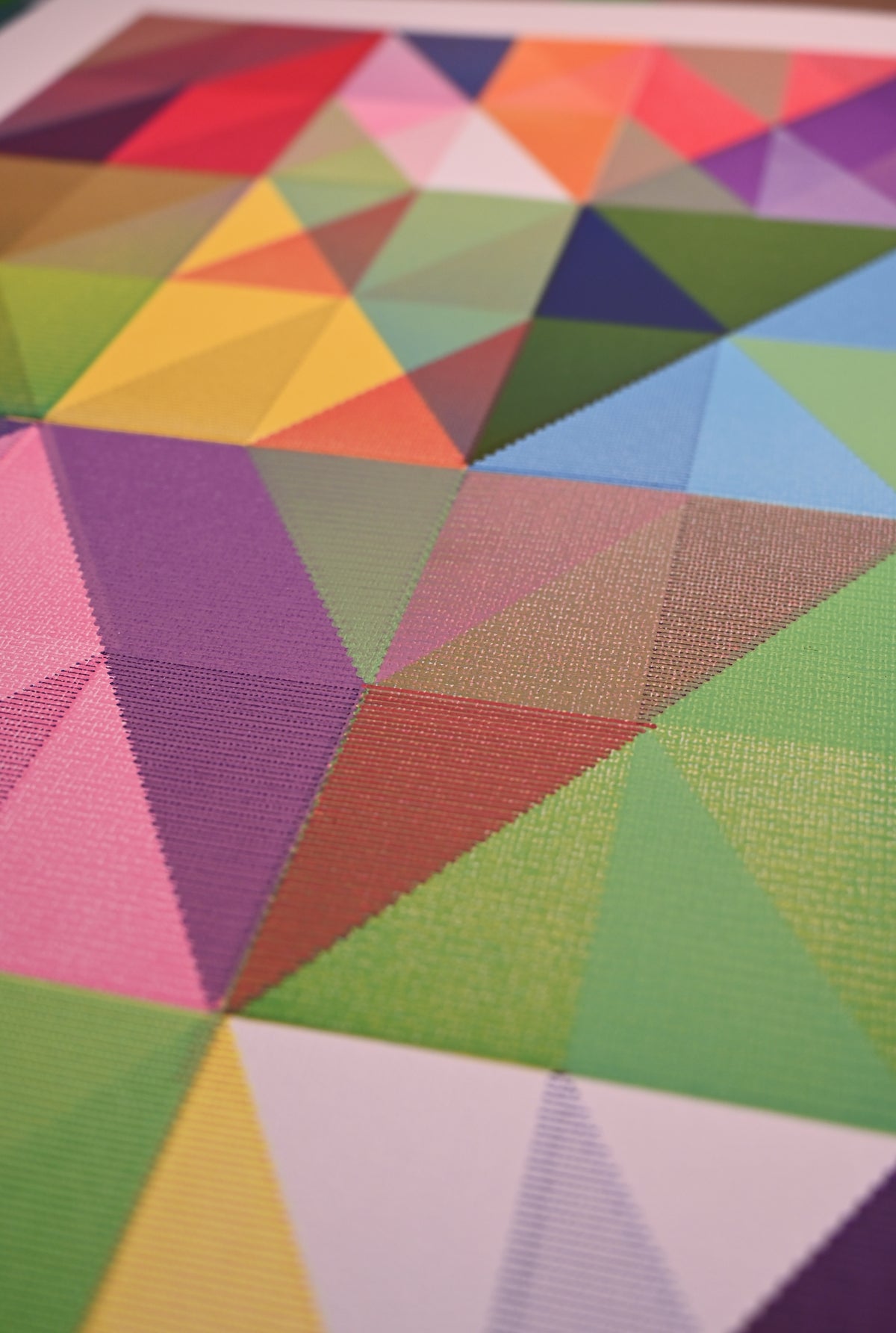 Geometry in Layers - 24" × 36"