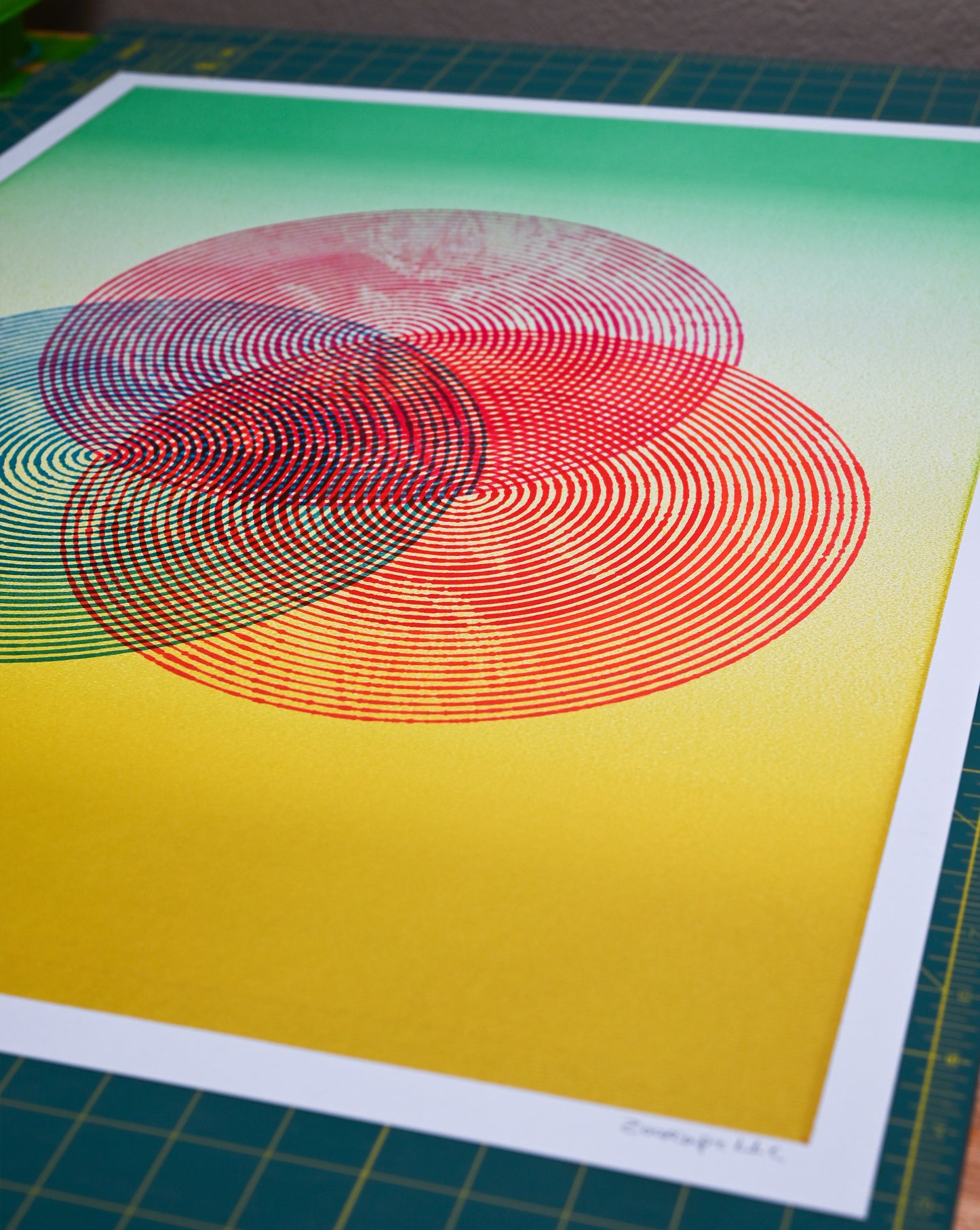 Sacred Spiral | Pen plotter art | 22" x 30"