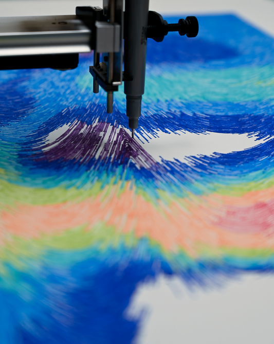 Mirrowake 1 | Generative art prints | 22" x 30"