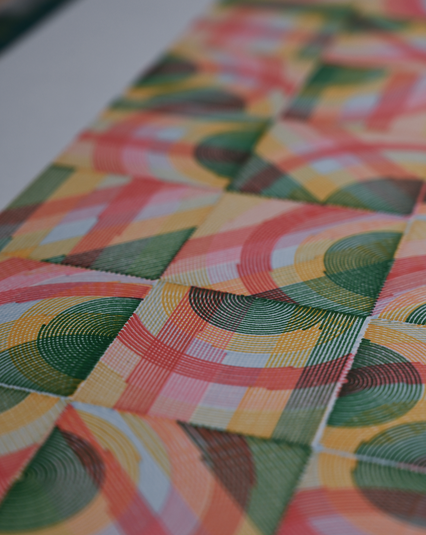 Geometric -pen plotter art, generative art prints, algorithmic art,