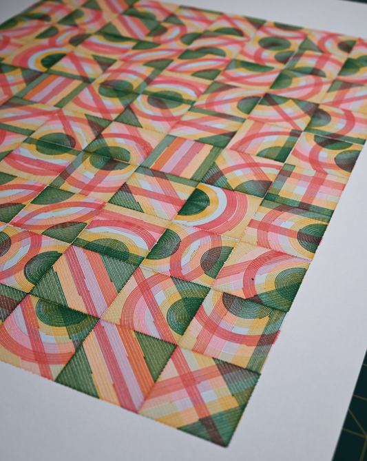 Generative art prints -pen plotter art, generative art prints, algorithmic art,