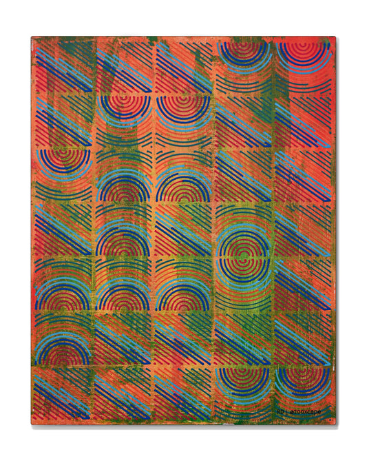 Untitled | Plotted Canvases | 11"x14"