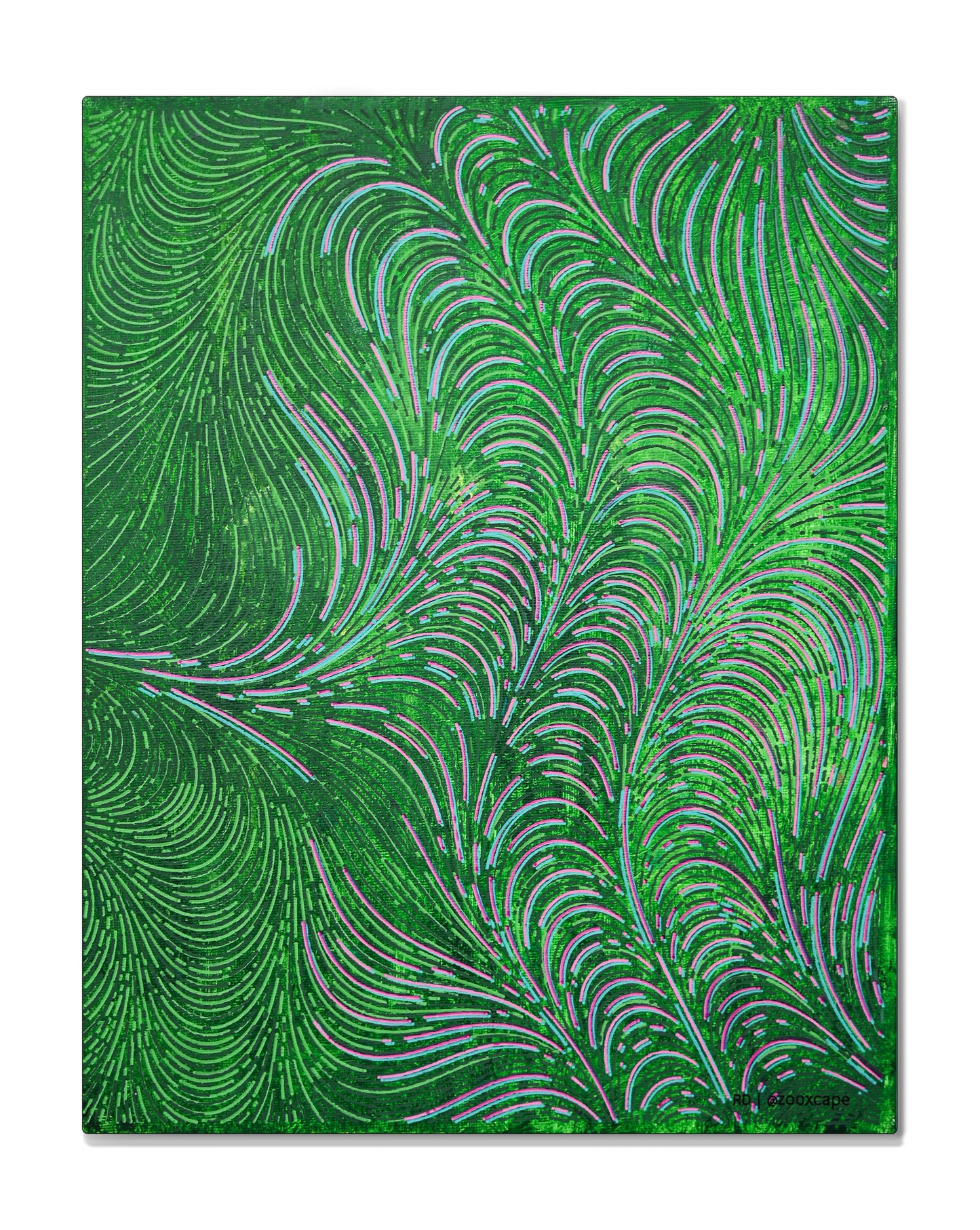 Untitled | Plotted Canvases | 11"x14"