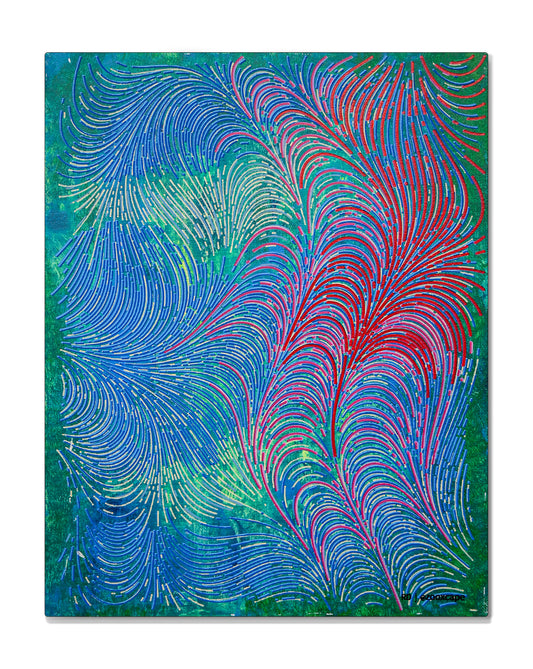 Untitled | Plotted Canvases | 11"x14"