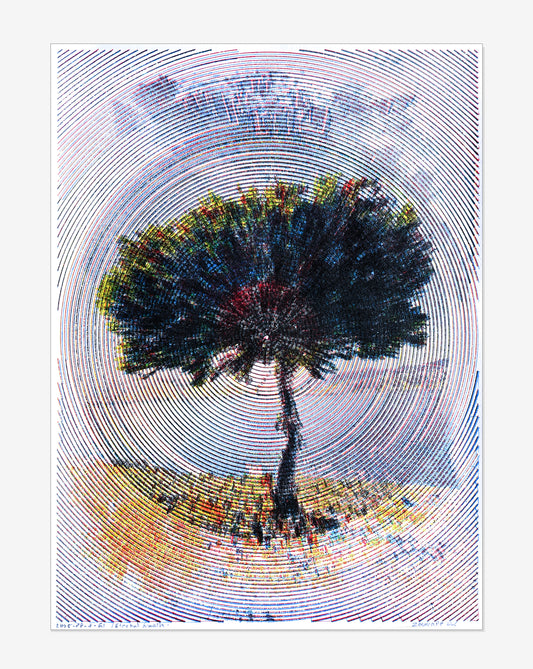 Eternal Growth | Pen Plotter Art | 12" x 16"