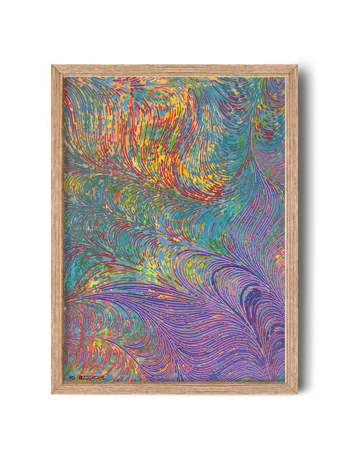 Rain prism | 11"x14" | Canvas art
