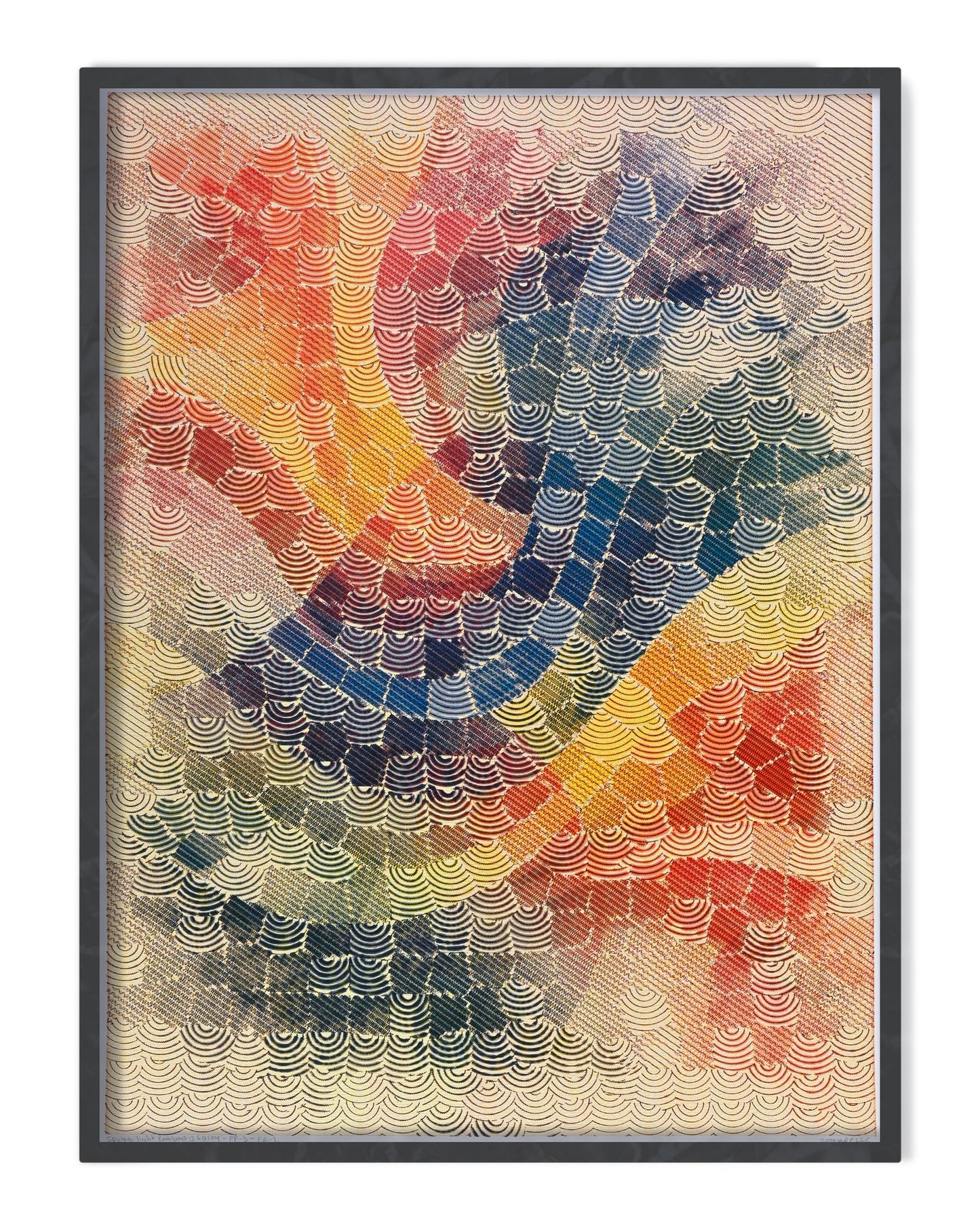 Spring Light Rainbow | Algorithmic Art | 22" x 30"