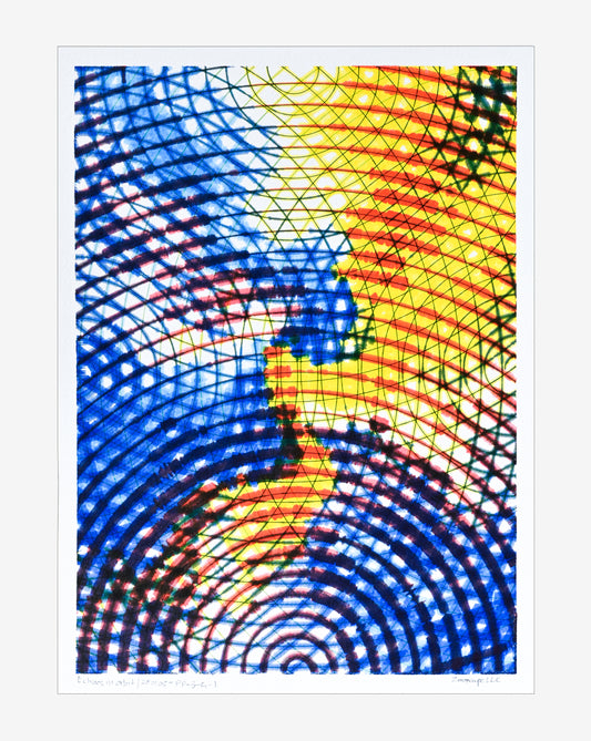 Echoes in Orbit | Generative prints | 12"x16"