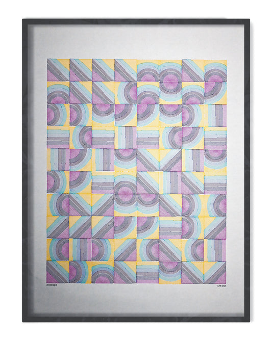 Tonecraft 1 | Pen Plotter Art | 22" x 30"