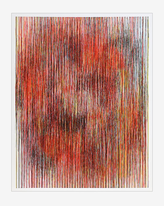 Rain on Glass | Generative Art | 16" x 20"