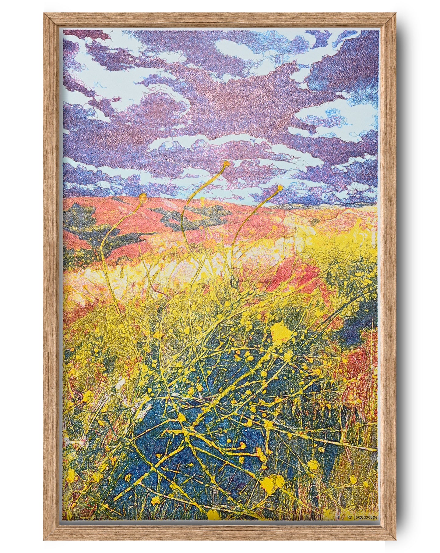 Path of Golden Blooms | 16" x 24"
