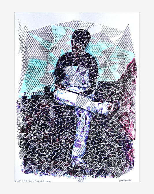 Ink of the Mind | Pen Plotter Art | 12" x 16"