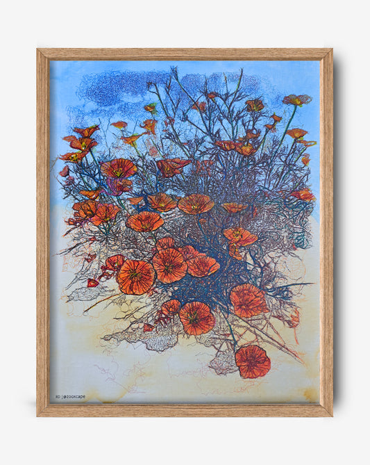 Cal Memories | 16"x20" | Canvas art