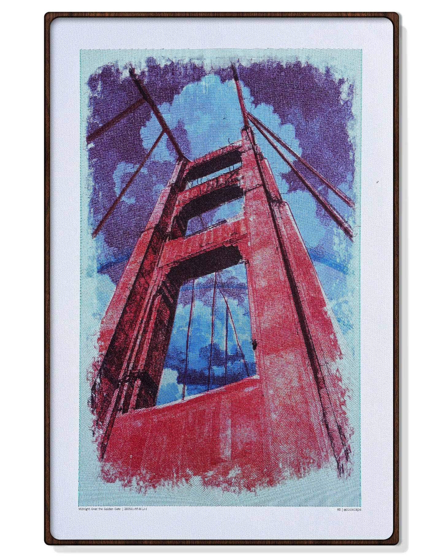 Midnight Over Golden Gate | 24" x 36"