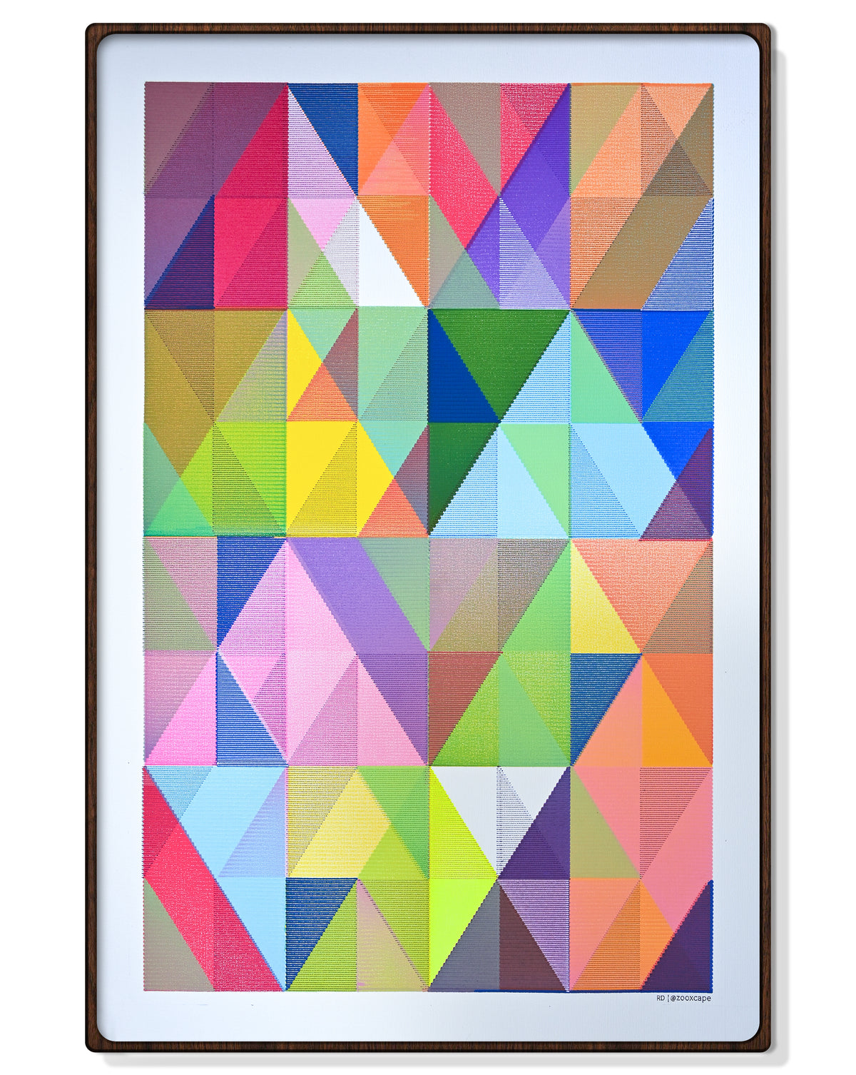 Geometry in Layers - 24" × 36"