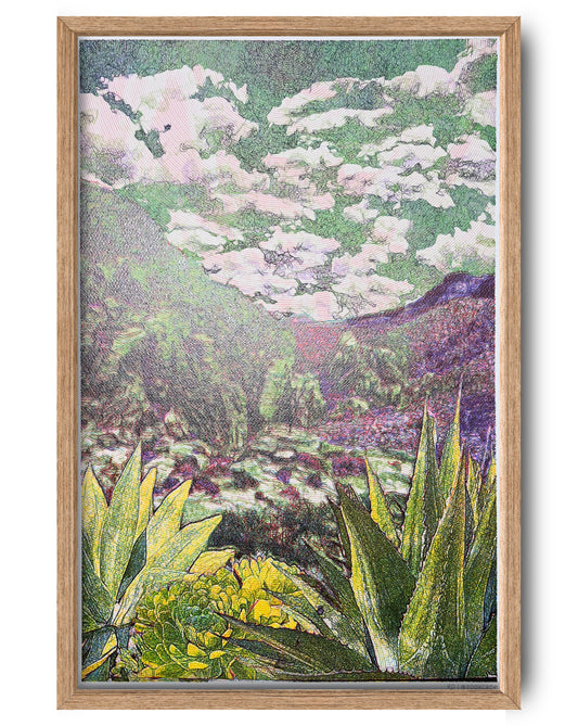 Green and Blooms | 16" x 24"