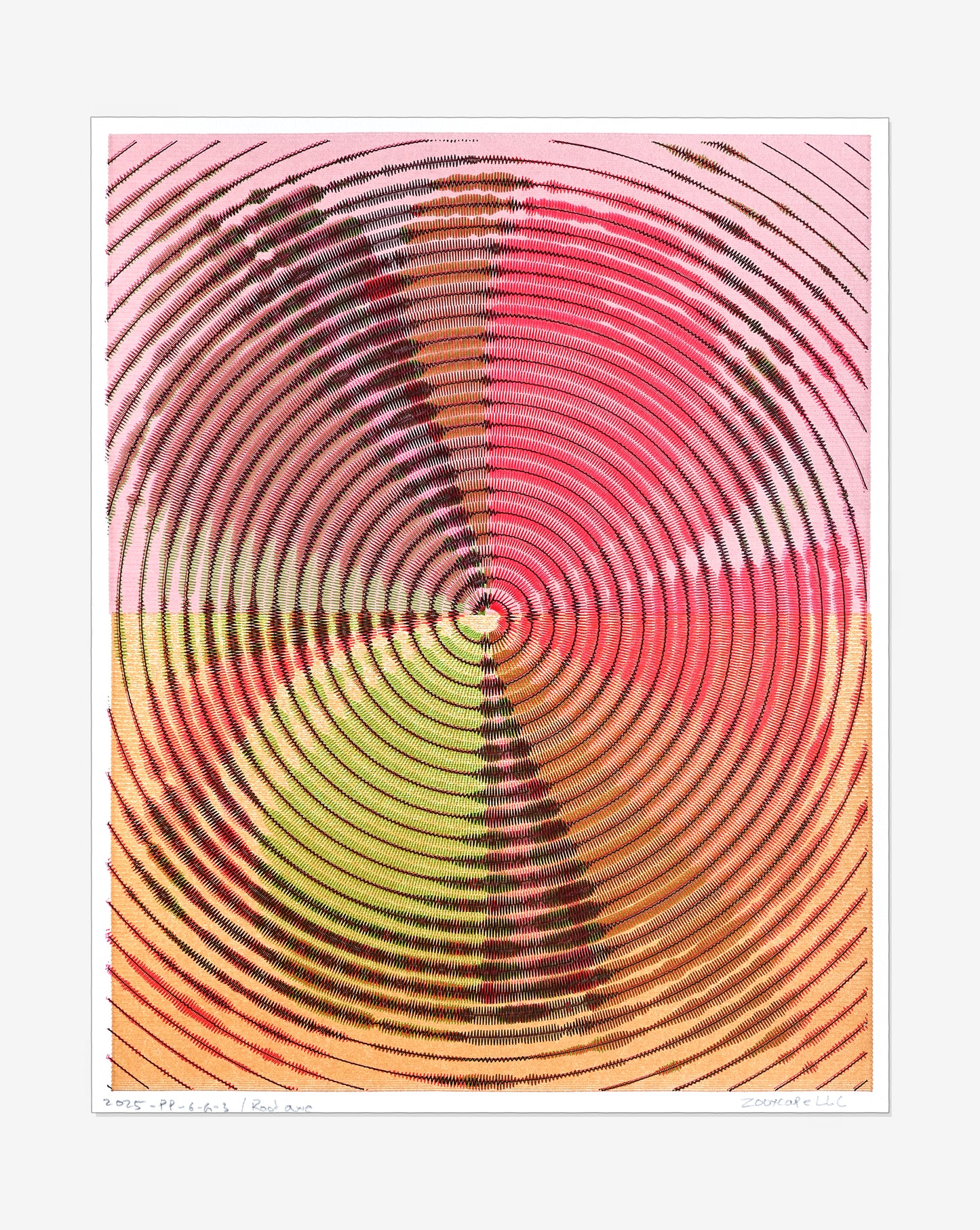Root axis | Generative art prints | 11" x 14"
