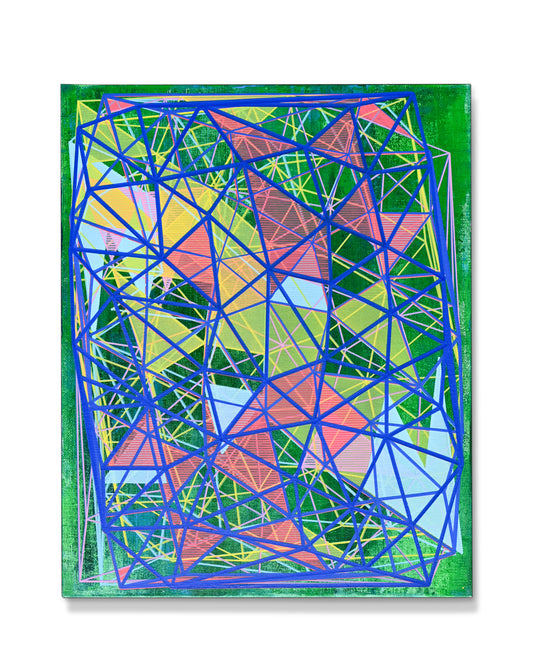 Sky of Kites  | Plotted Canvases | 11"x14"