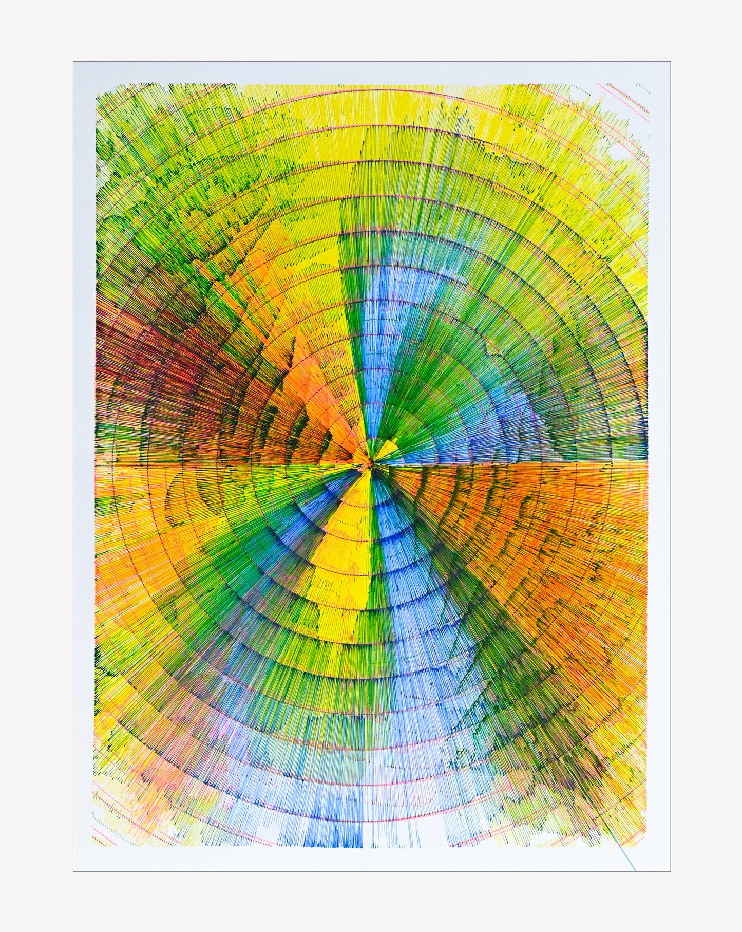 Root axis | Generative art prints | 12" x 16"