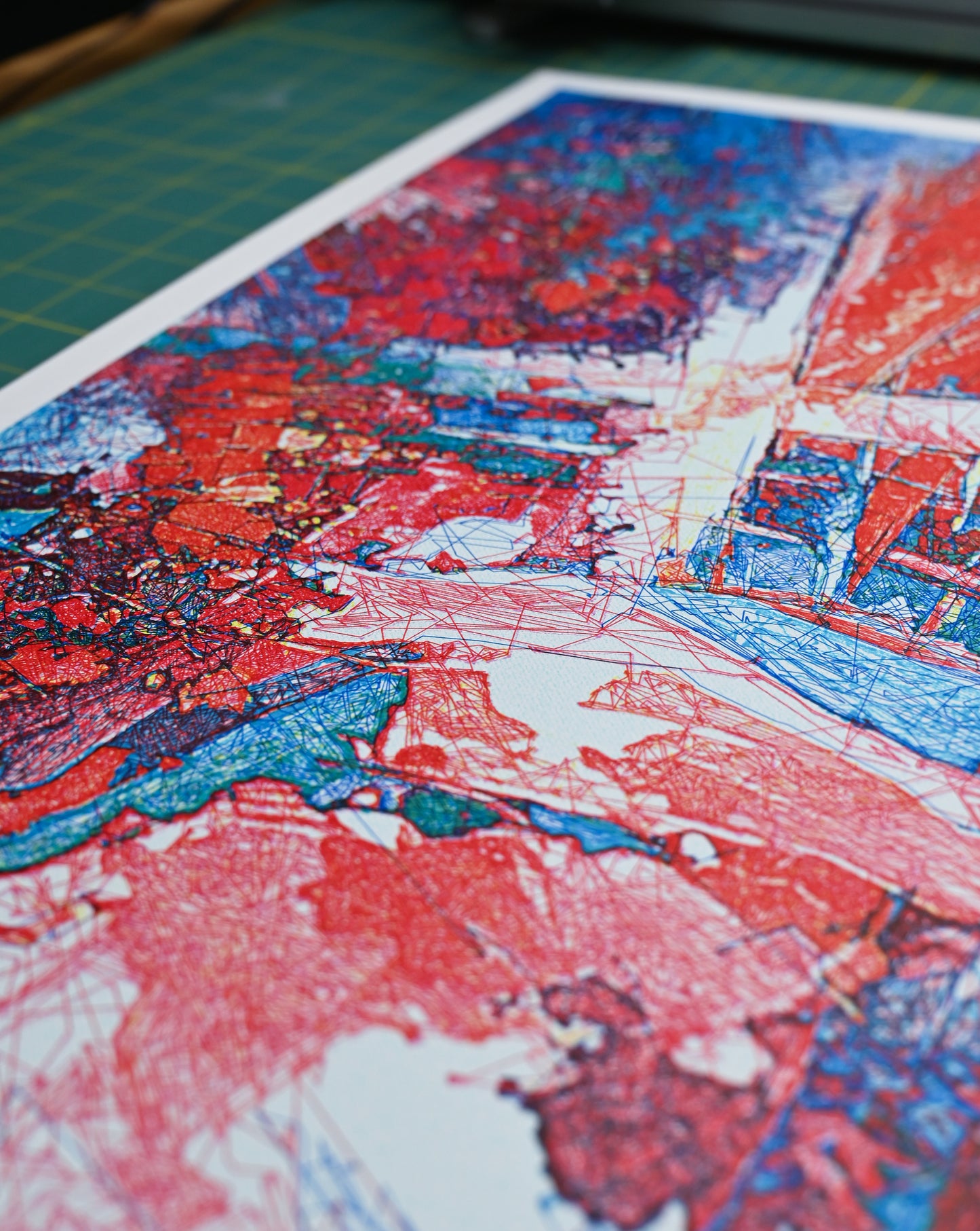 Ember Stone | Algorithmic Art | 16" x 20"