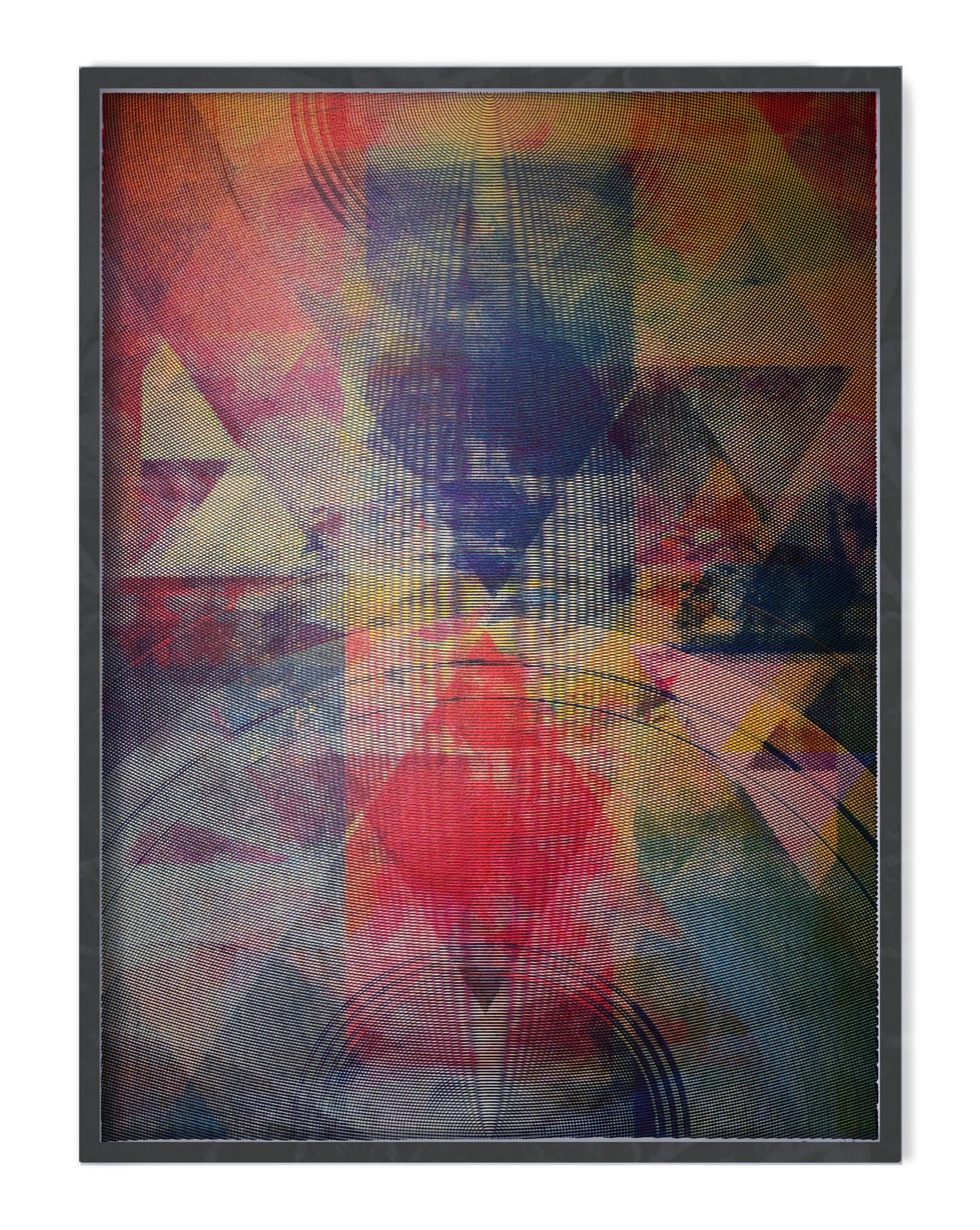 Harmonic wave | Algorithmic Art | 22" x 30"