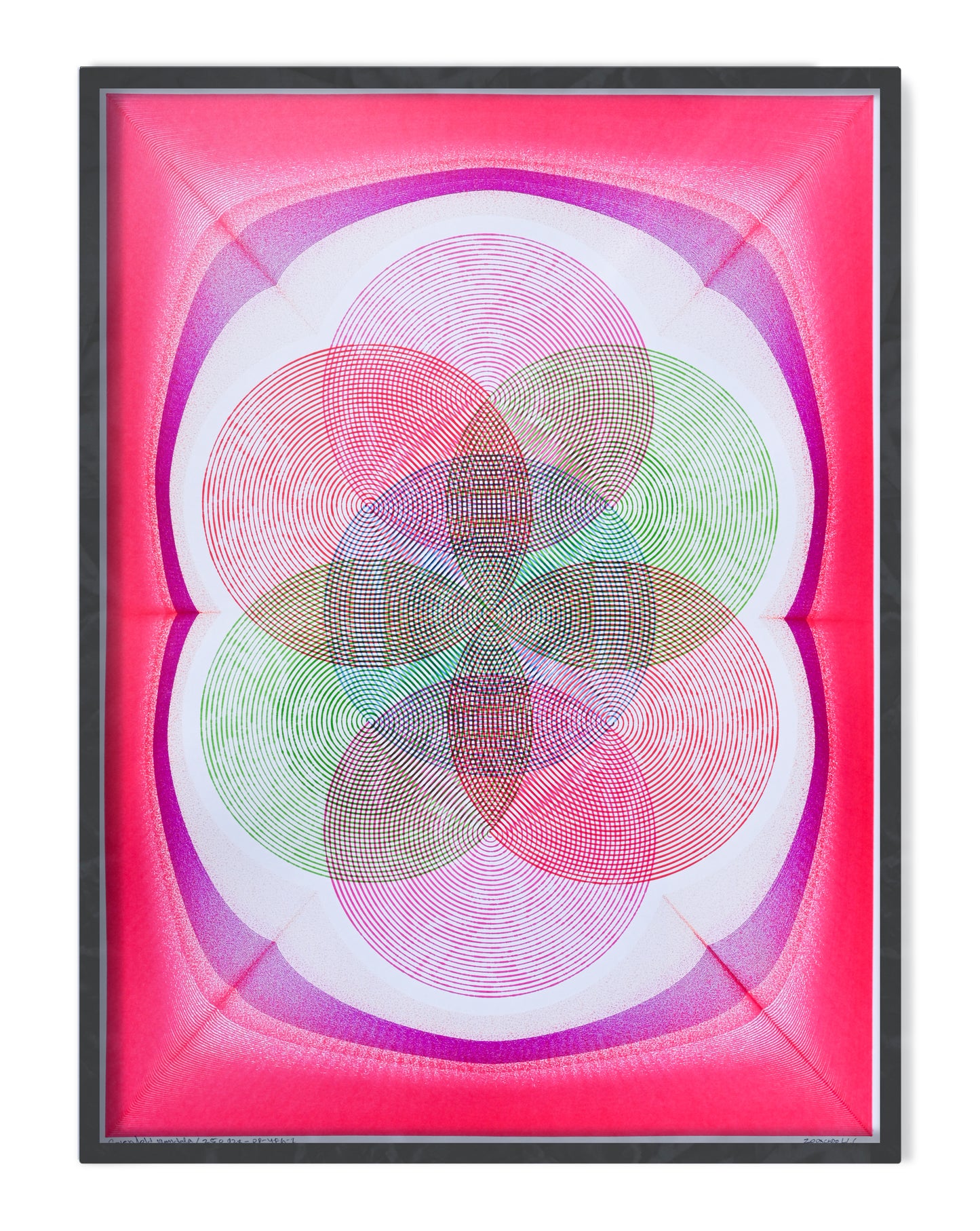 Sevenfold Mandala | Generative art prints | 22" x 30"