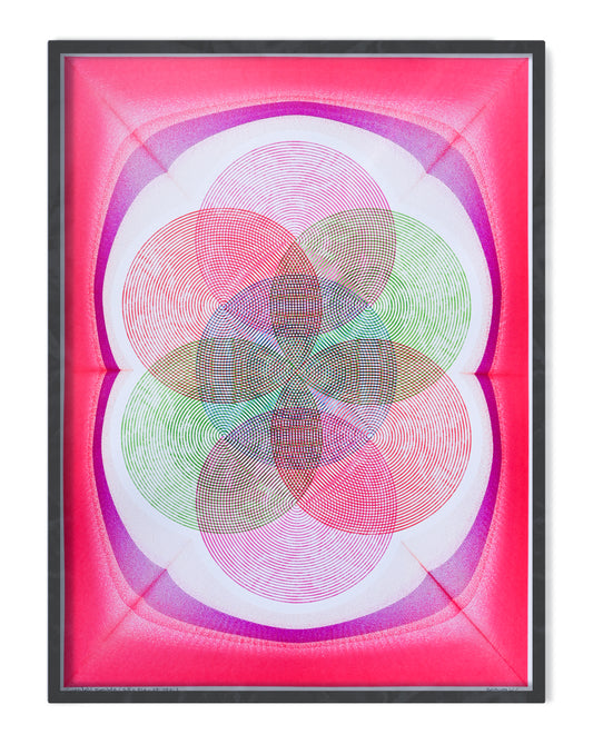 Sevenfold Mandala | Generative art prints | 22" x 30"