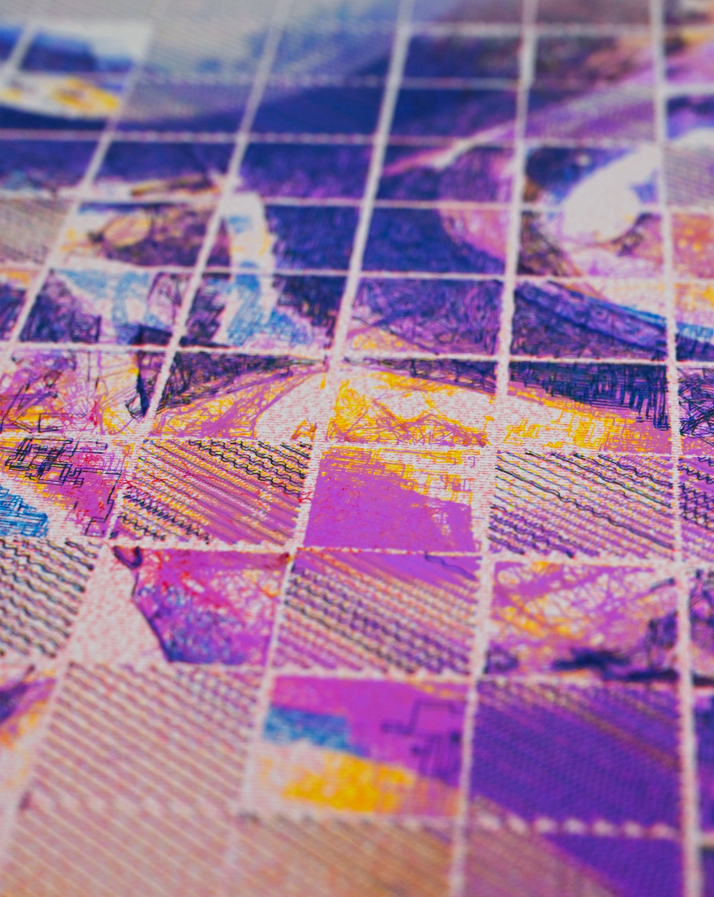 Fractal Window  | Pen plotter art | 16" x 20"