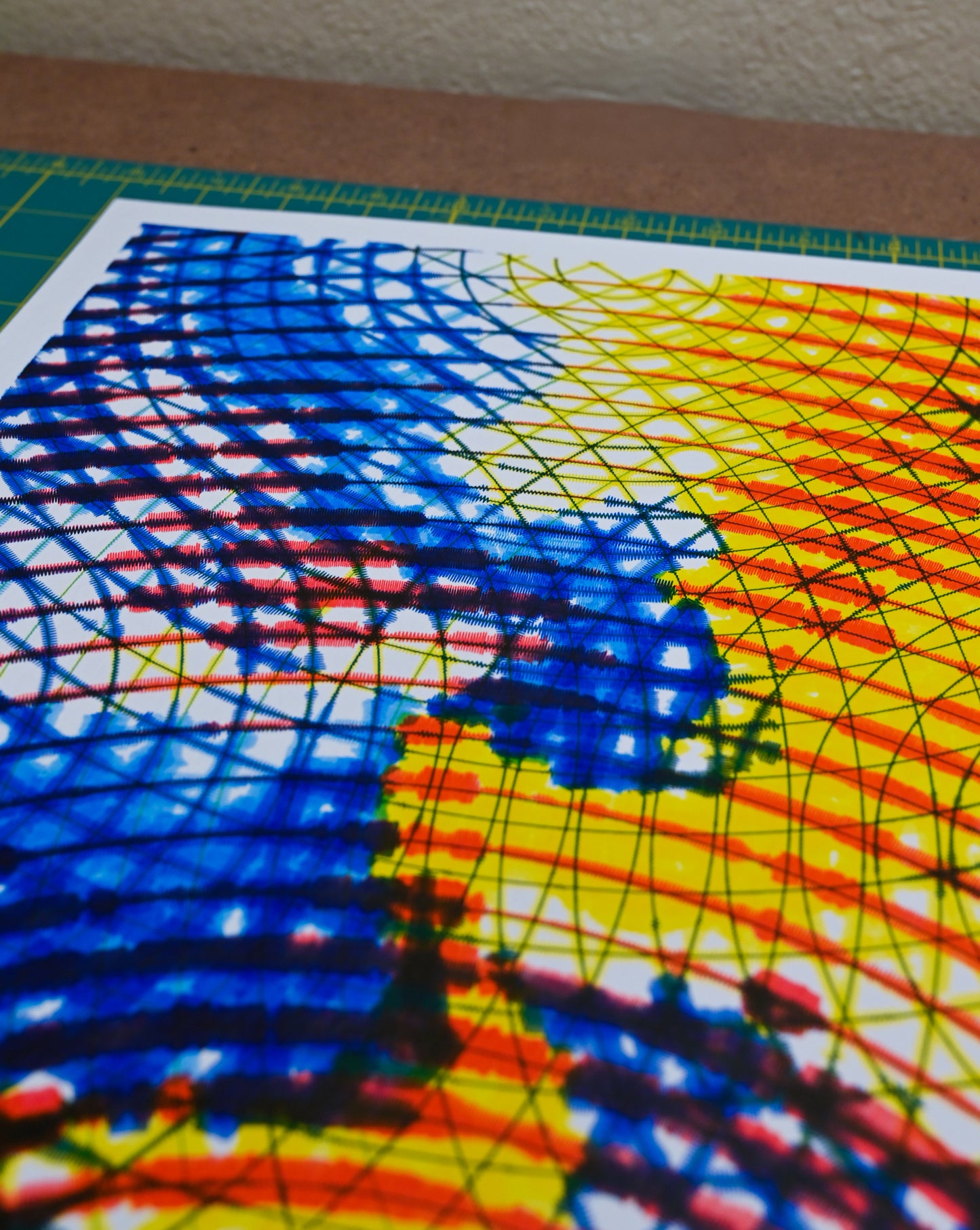 Echoes in Orbit | Generative prints | 12"x16"