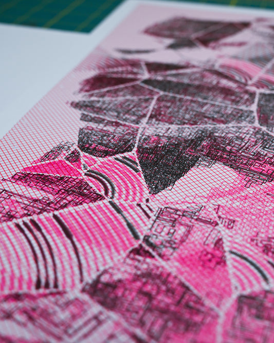 Crosscurrents | Generative art prints | 12" x 16"