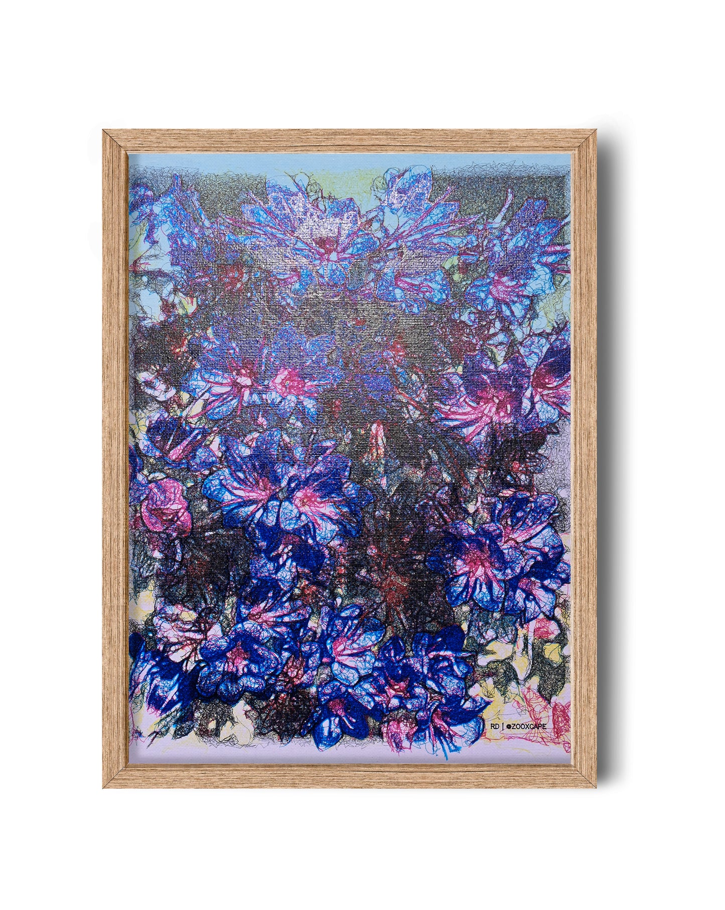 Saga purple | 11"x14" | Canvas art