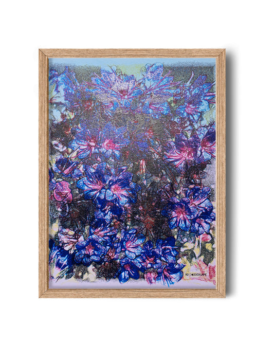 Saga purple | 11"x14" | Canvas art