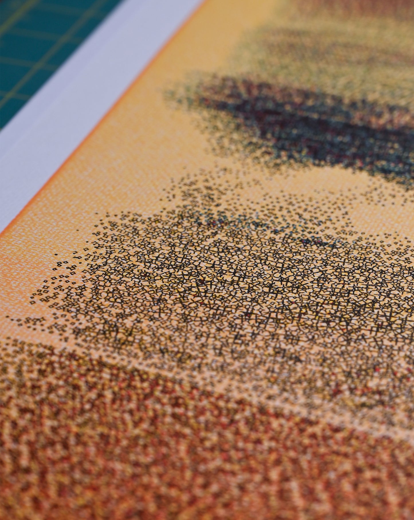 Beach sand | Pen plotter art | 22" x 30"