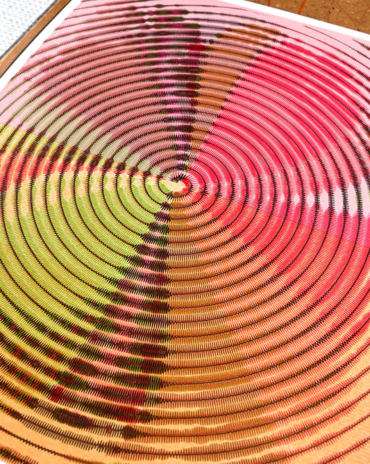 Root axis | Generative art prints | 11" x 14"