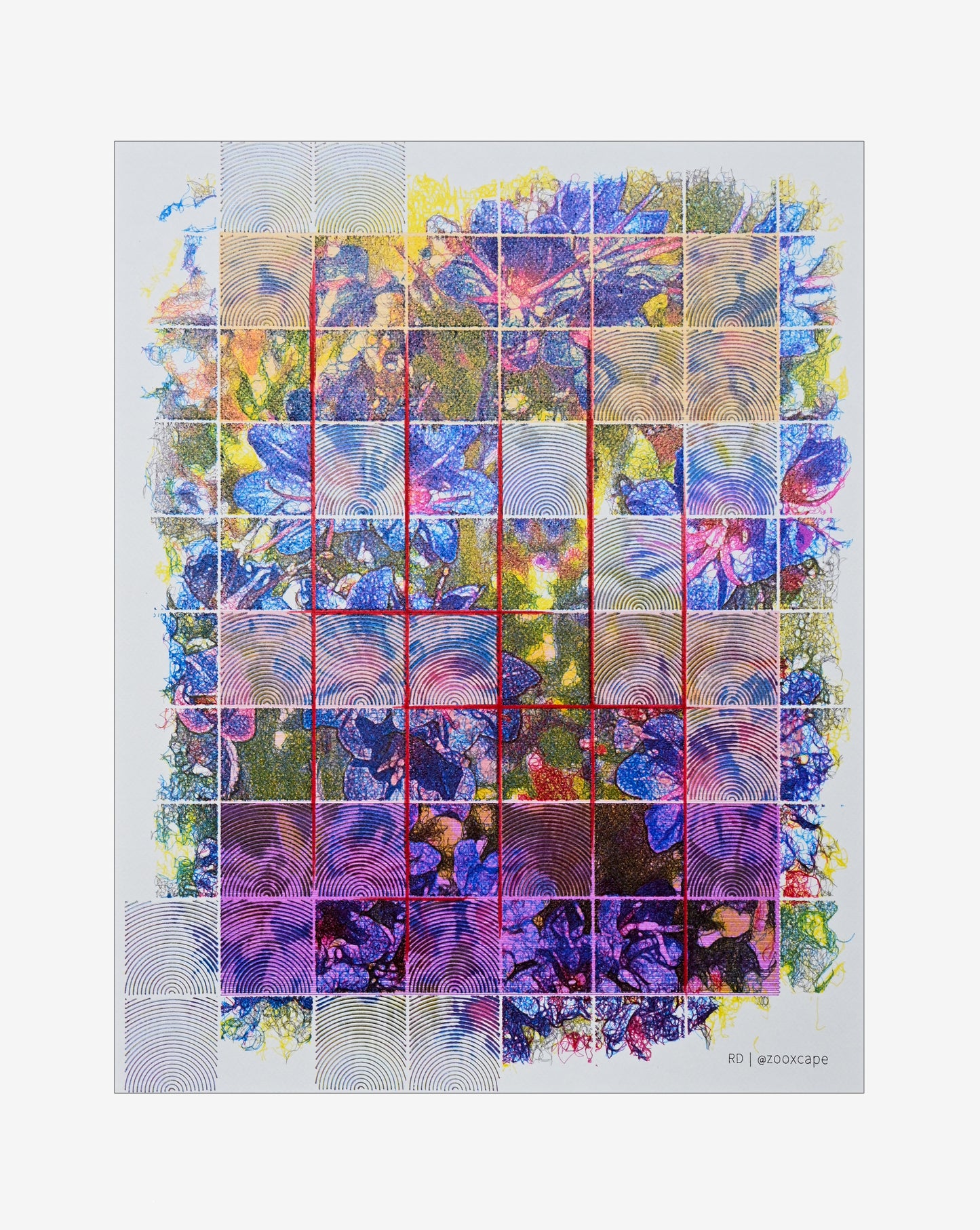 Amethyst Garden | 16" x 20"