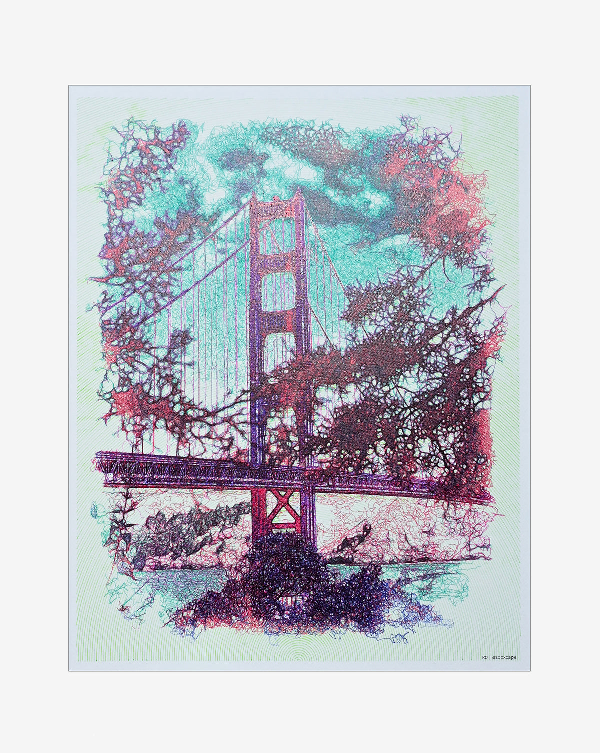 Through the Leaves | 16" x 20"