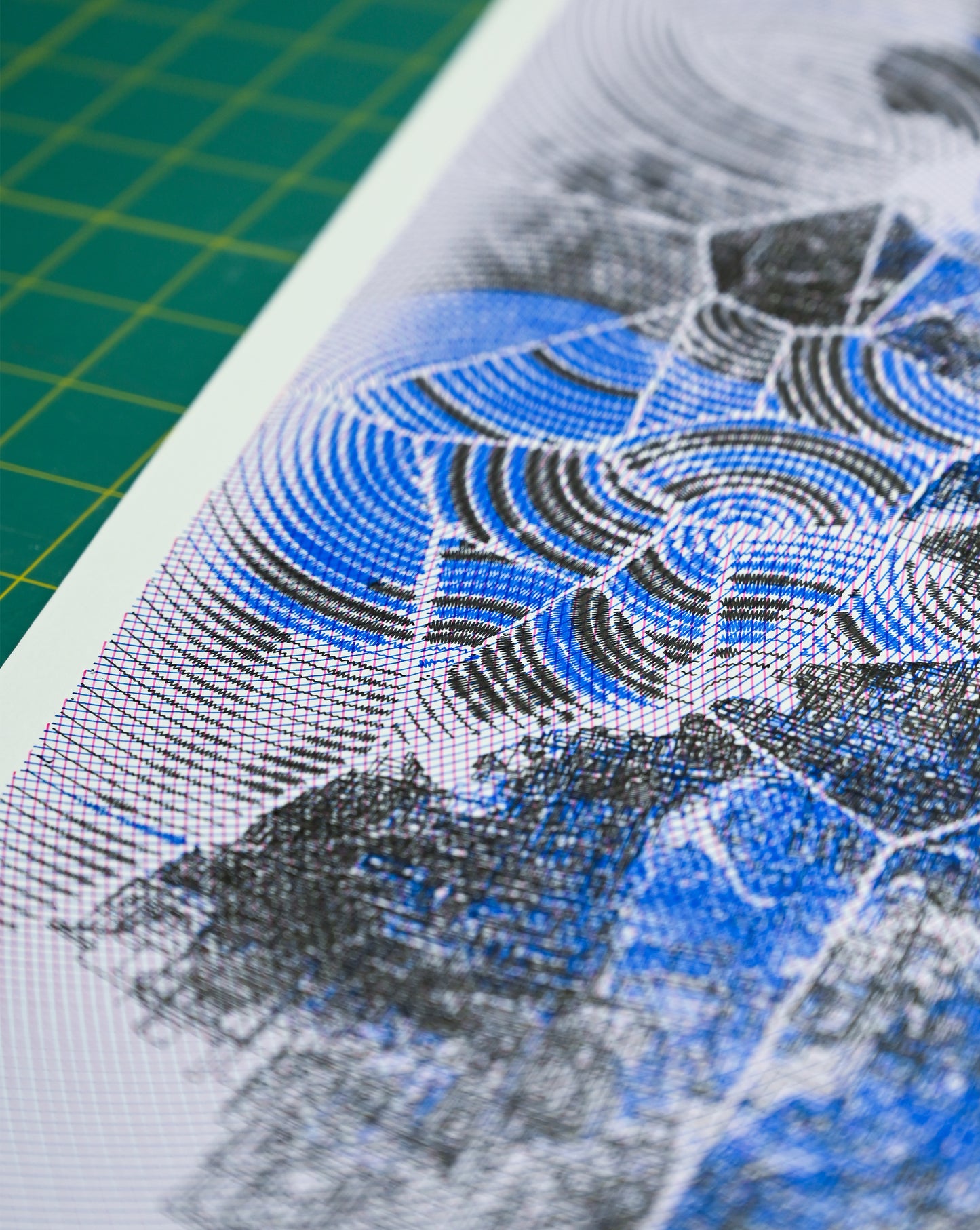 Unity Point | Algorithmic Art | 12" x 16"