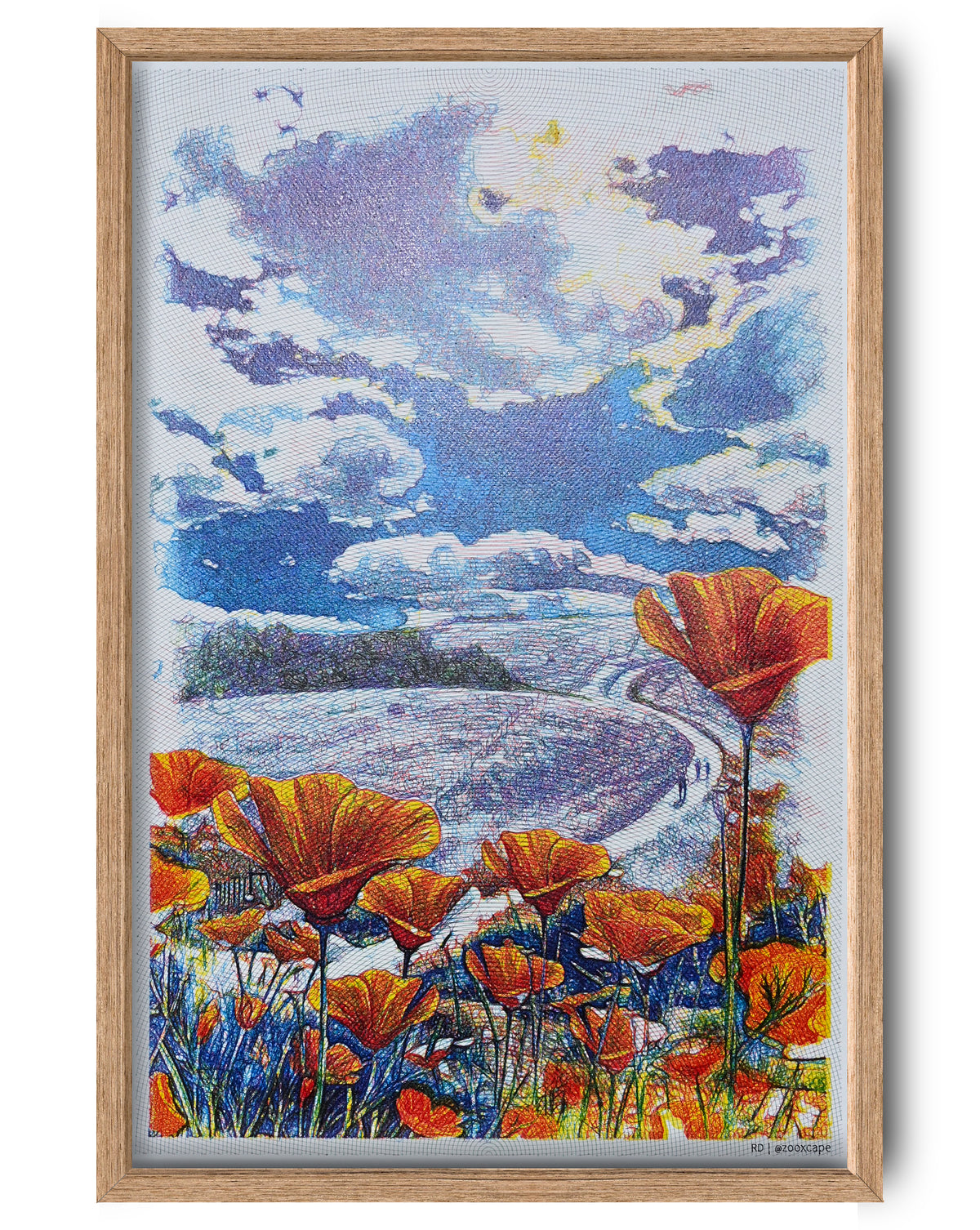 Wildflowers Along the Way | 16" x 24"