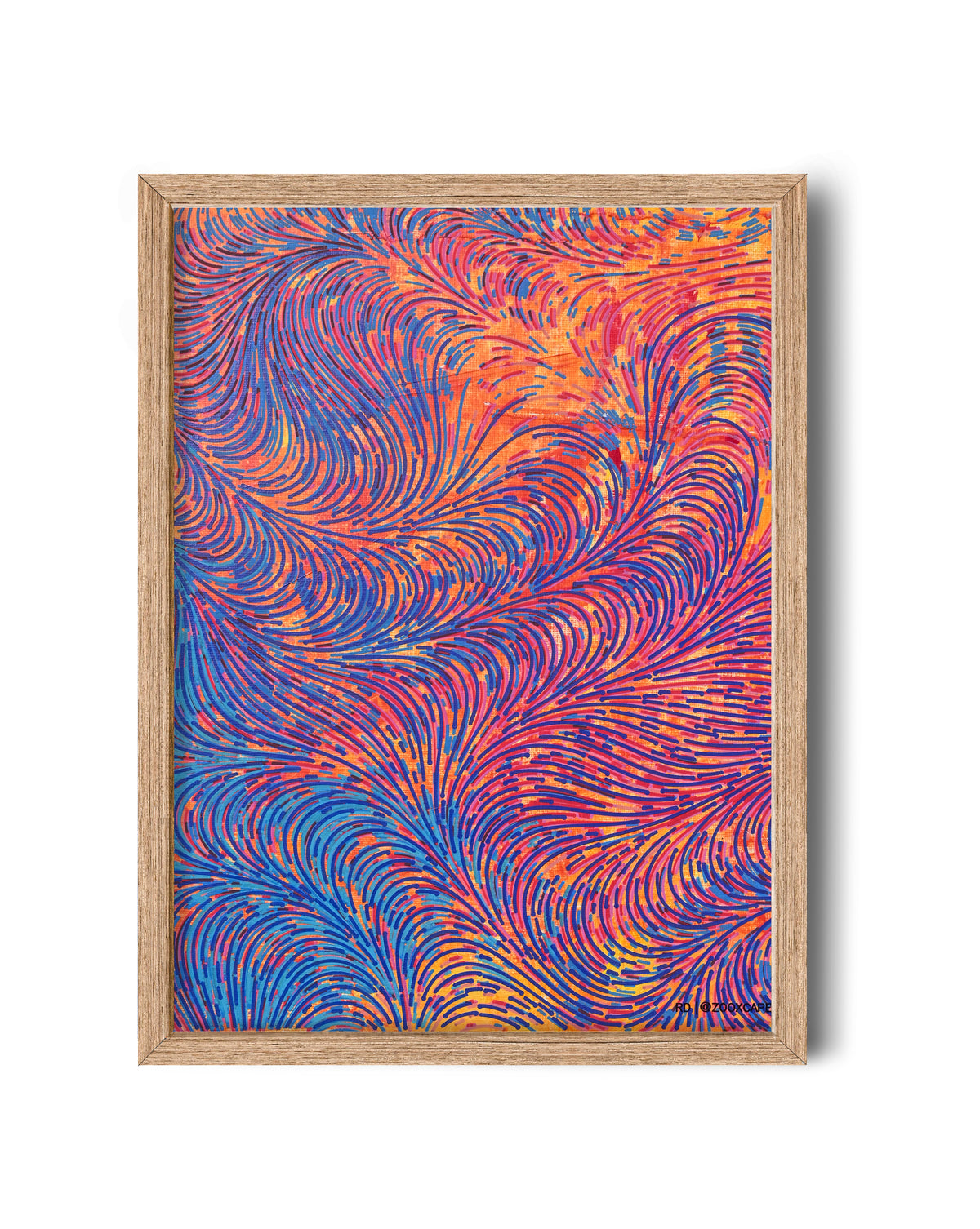 Rainbow color | 11"x14" | Canvas art
