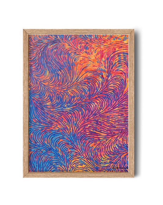 Rainbow color | 11"x14" | Canvas art