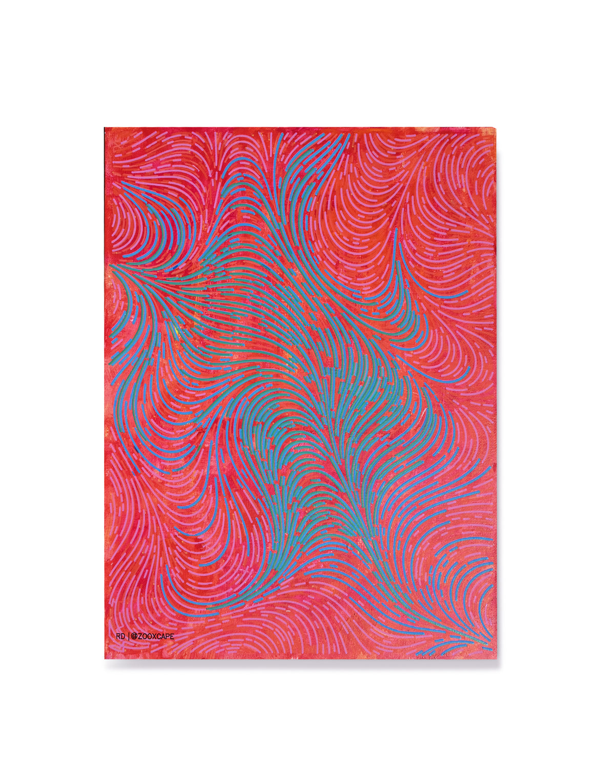 Rain mirror | 11"x14" | Canvas art (Copy)